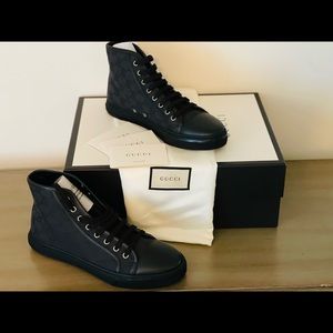 Brand new authentic Gucci Original GG Canvas High Top Sneakers.